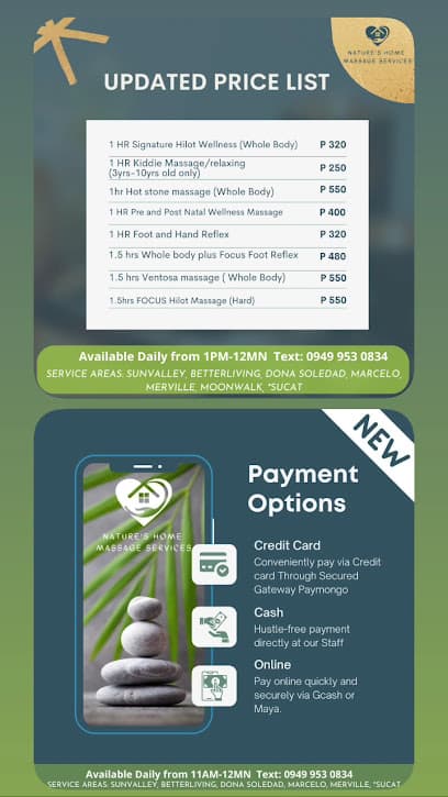 Natures Home Massage Services