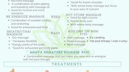Ahava Massage and Spa