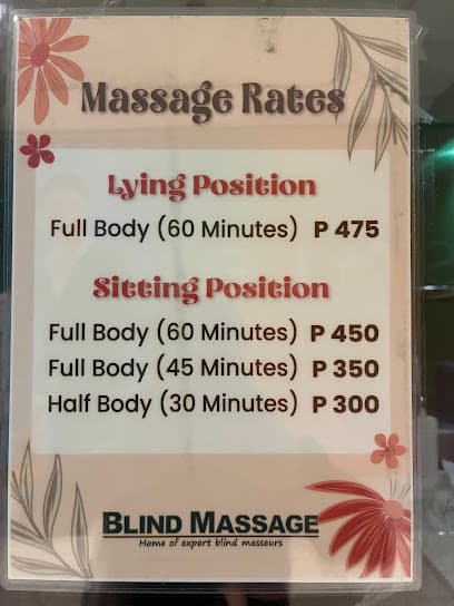 Blind massage robinsons manila