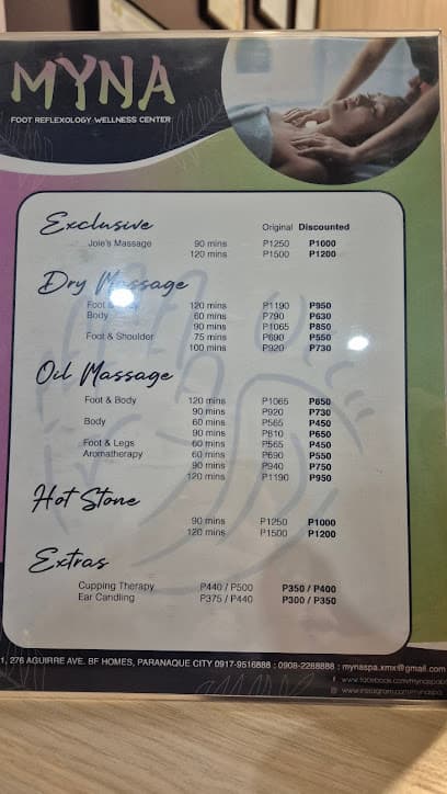Myna Body and Foot Reflexology Services